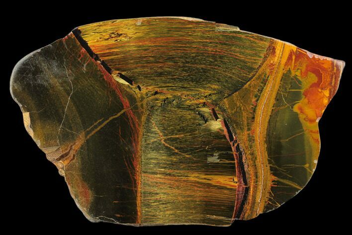 Marra Mamba Tiger's Eye Slab - Mt Brockman ( Billion Years) #133066